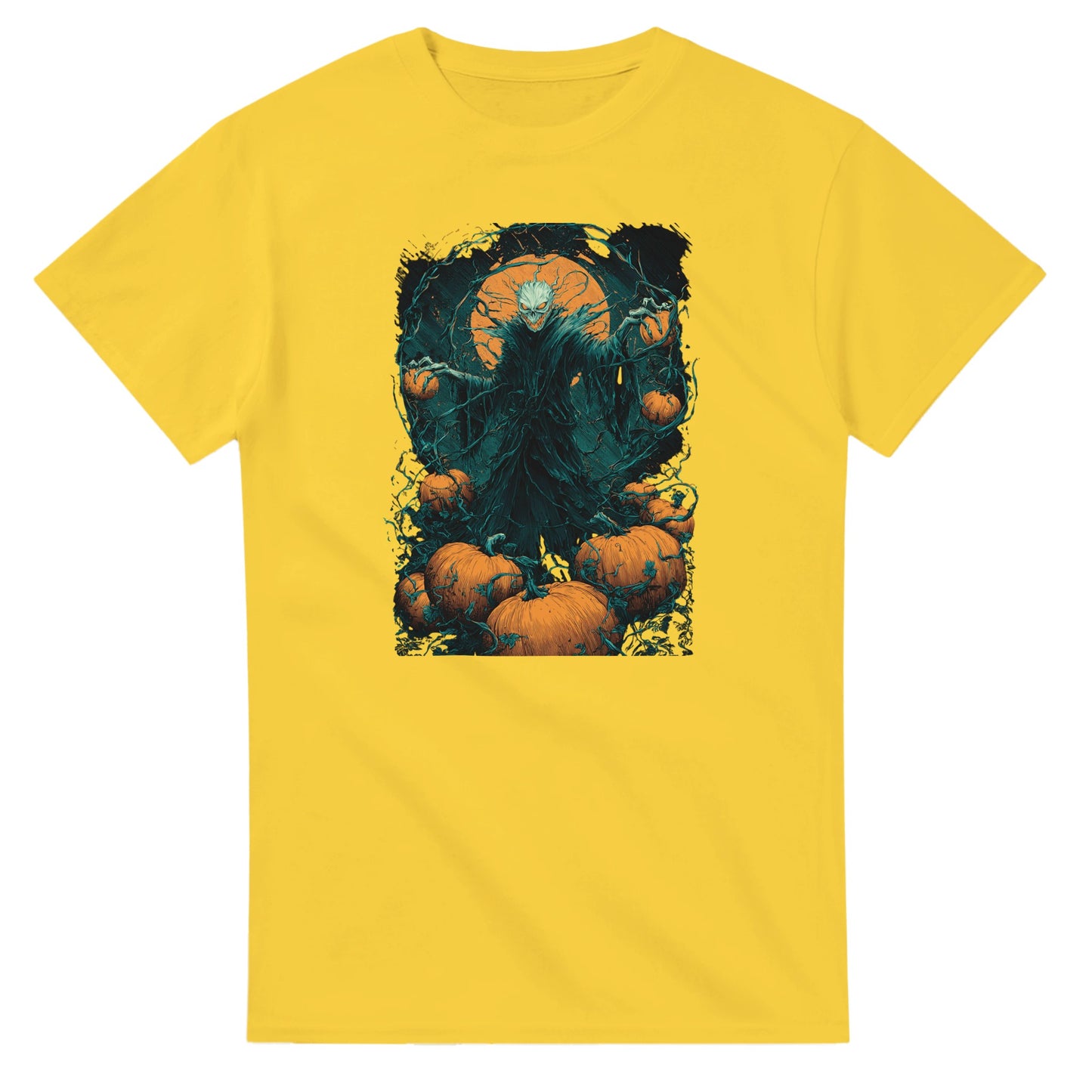 Spooky Pumpkin King on a Heavyweight T-shirt
