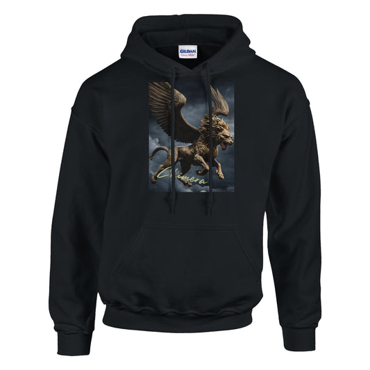 classic unisex pullover hoodie Fantasy Art chimera golden personalized