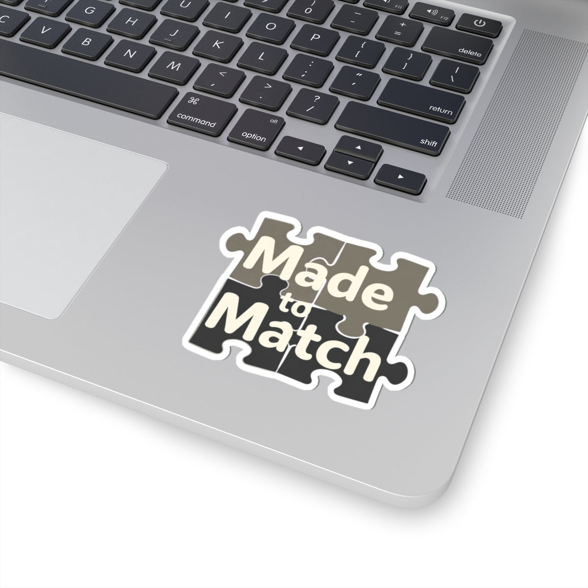 Made to Match Puzzle Piece Graphic Design Sticker