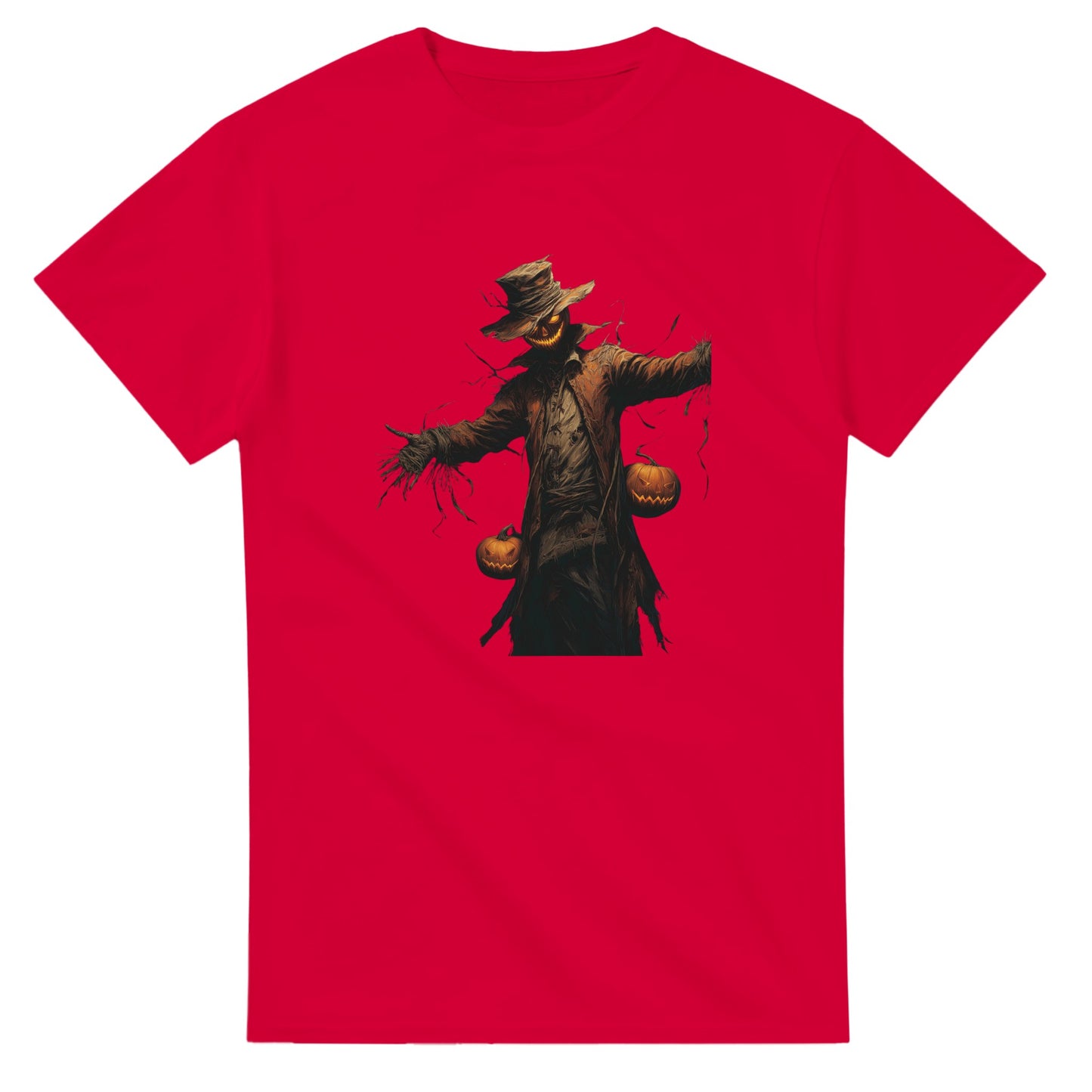 Ghoulish Glow Jack-O'-Lantern on a Heavyweight T-shirt