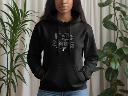 Hello Spring Hoodie Perfect for Welcoming the New Season