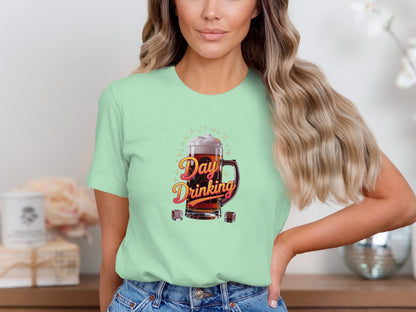 Day Drinking Graphic Tee Women's Fashion T-Shirt