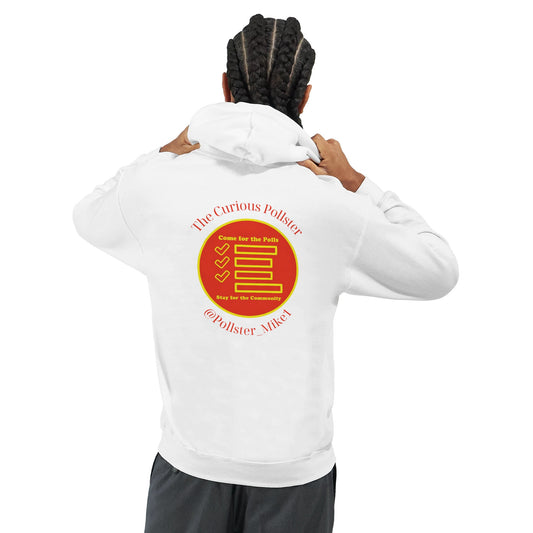 Curious Pollster logo on a Classic Pullover Hoodie