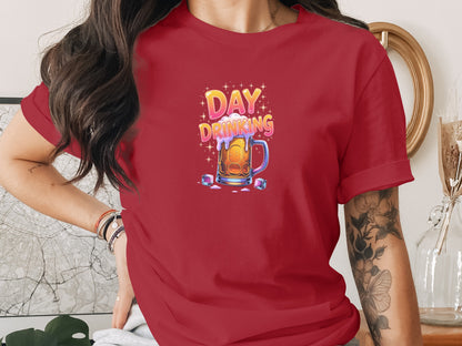 Day Drinking Graphic T-Shirt for Casual Outfit