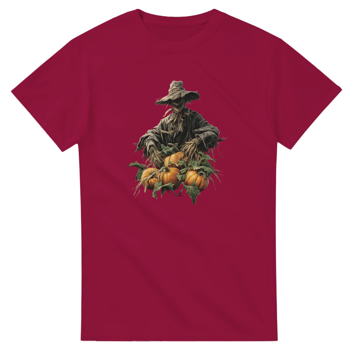 Harvest Scarecrow on a Heavyweight T-shirt