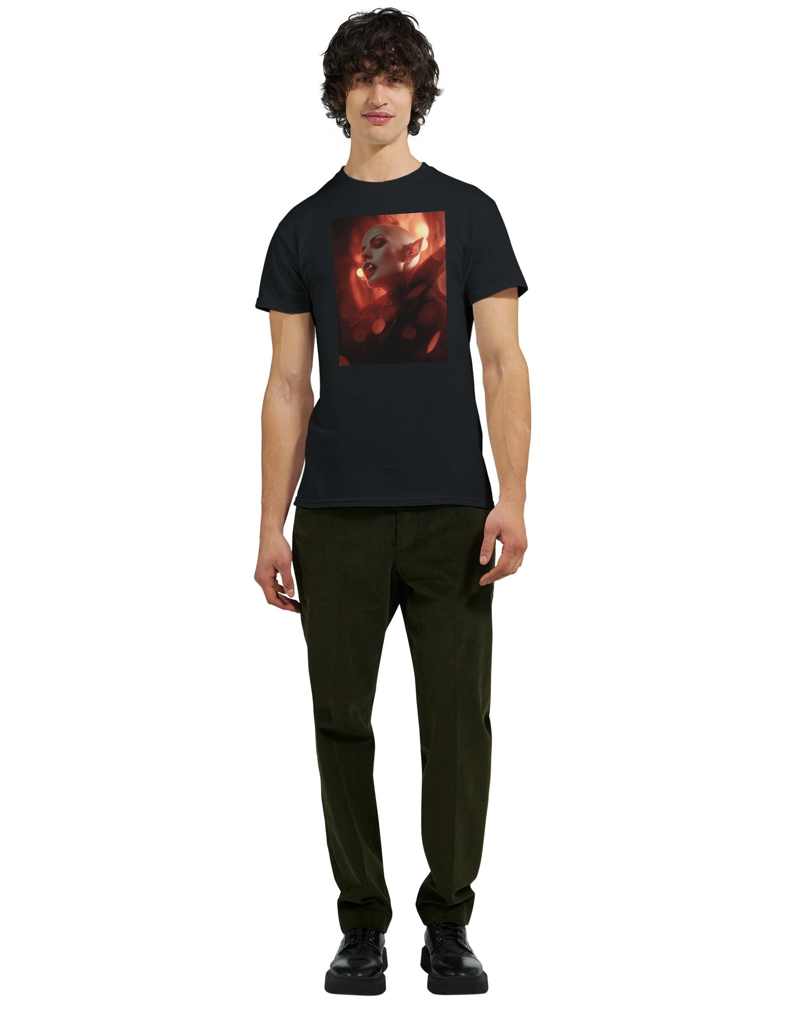 Cute Lil' Vampire on a Heavyweight T-shirt