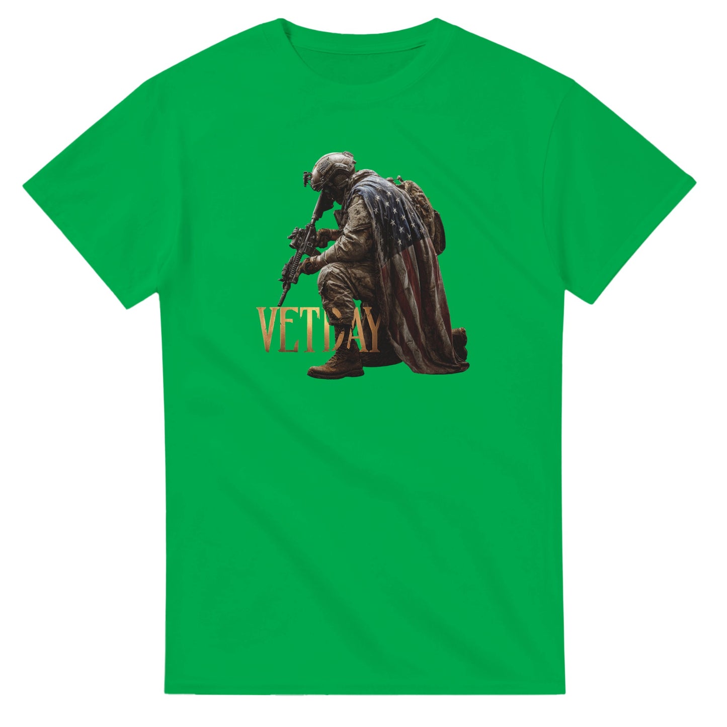 Honor Vet Day on a heavyweight t-shirt