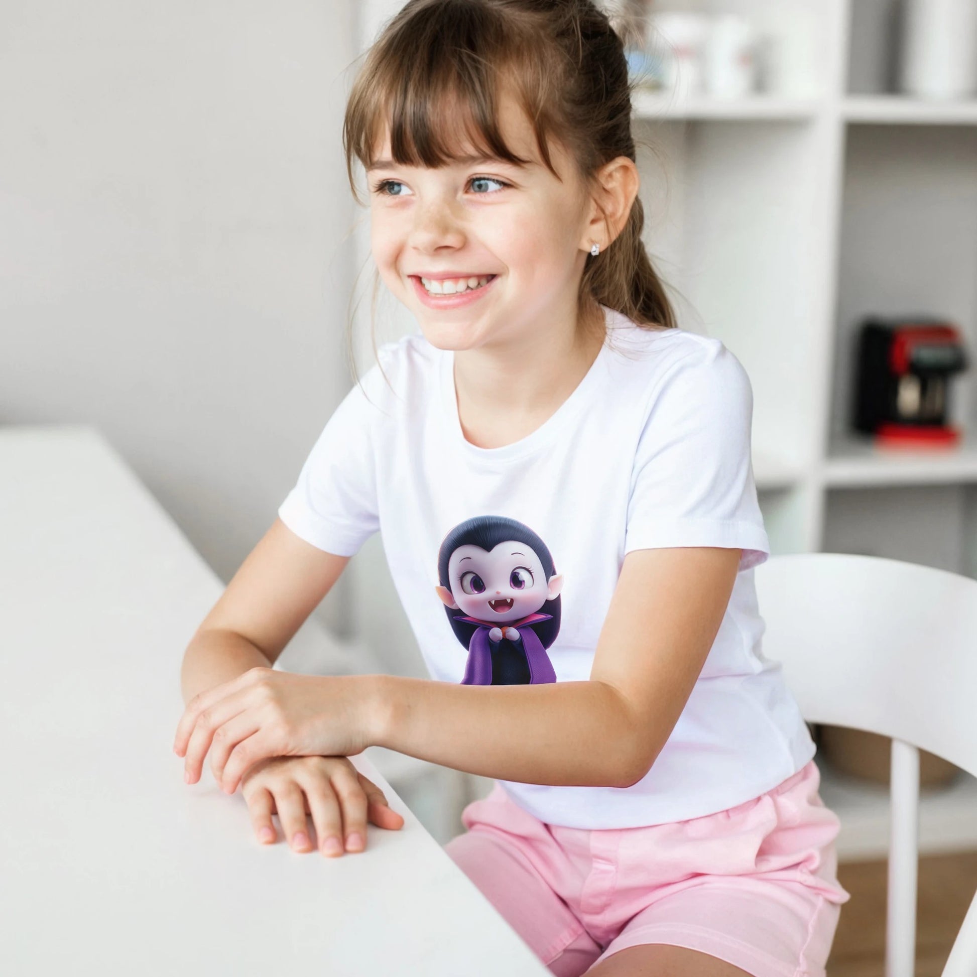 Cute Lil' Vampire on a Heavyweight T-shirt
