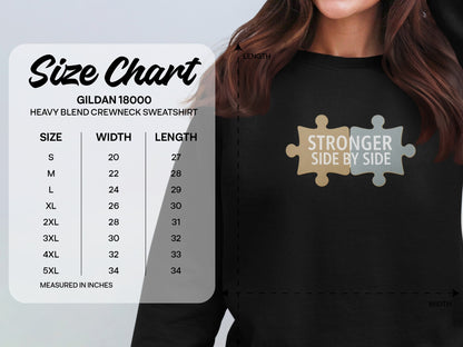 Stronger Side By Side Crewneck Sweatshirt Product