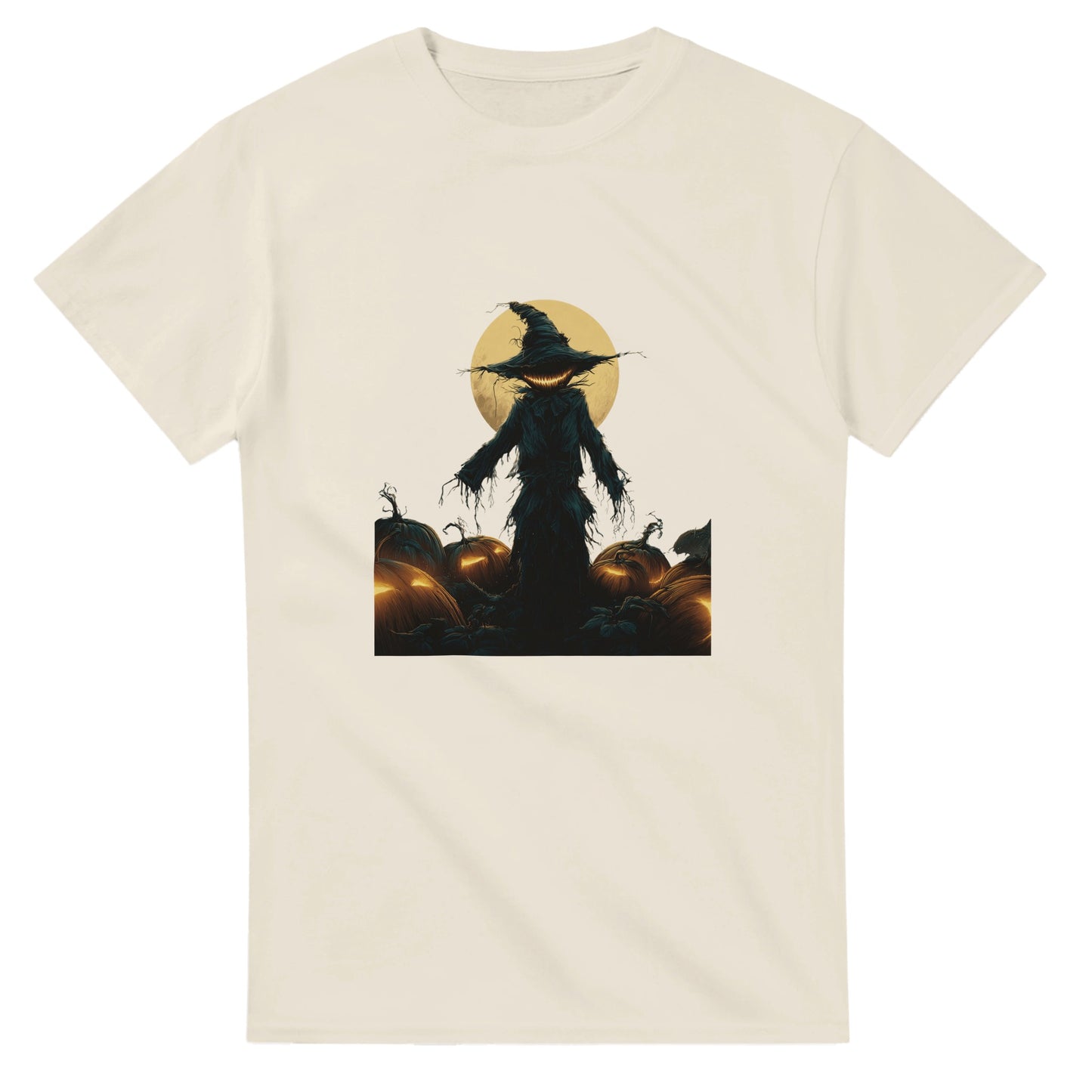 Jack-o'-Lantern Smile on a Heavyweight T-shirt