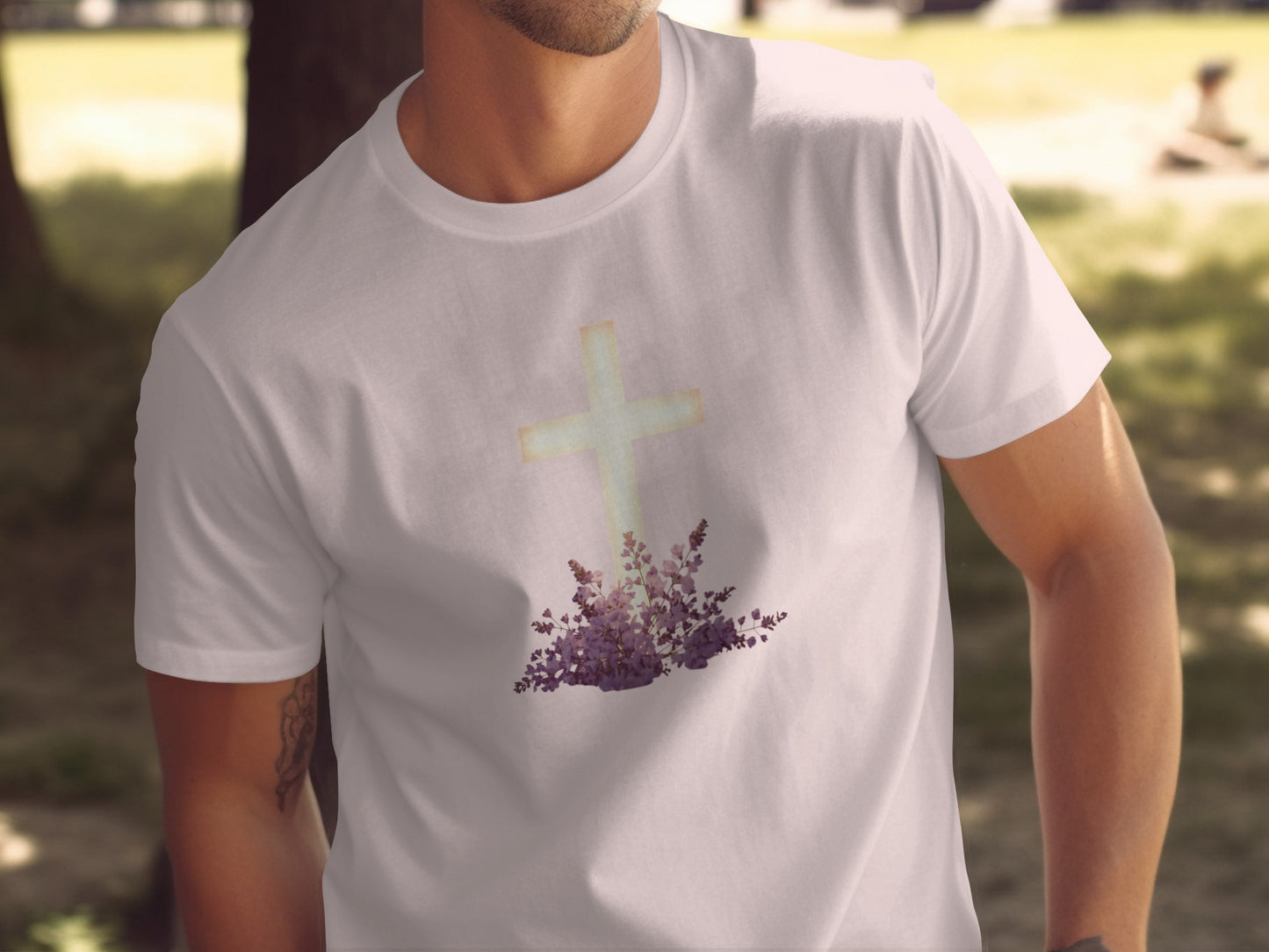 Shining Cross Floral Purple Lilac Flowers T-shirt product type

Cross
Christian Cross
Religious Symbol
Faith Design
Spiritual Apparel
Floral Cross
Purple Flowers
Lilac Blooms
Flower Graphic
T-shirt
Tee Shirt
Apparel
Clothing
Divine Message
Hope Symbol
Inspirational
Gift Idea
Unisex Tee
Graphic T-shirt
Holy Symbol