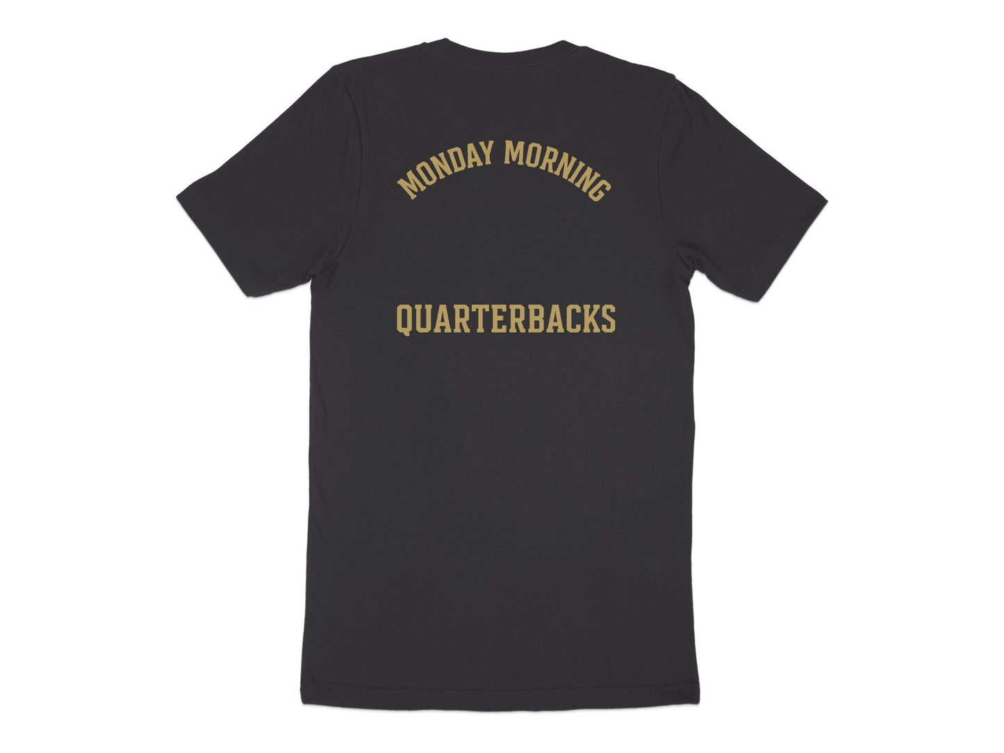 Monday Morning Quarterbacks Black T-Shirt Product