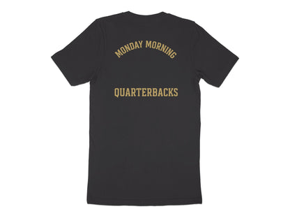 Monday Morning Quarterbacks Black T-Shirt Product