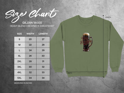 Day Drinking GILDAN 18000 Crewneck Sweatshirt product type