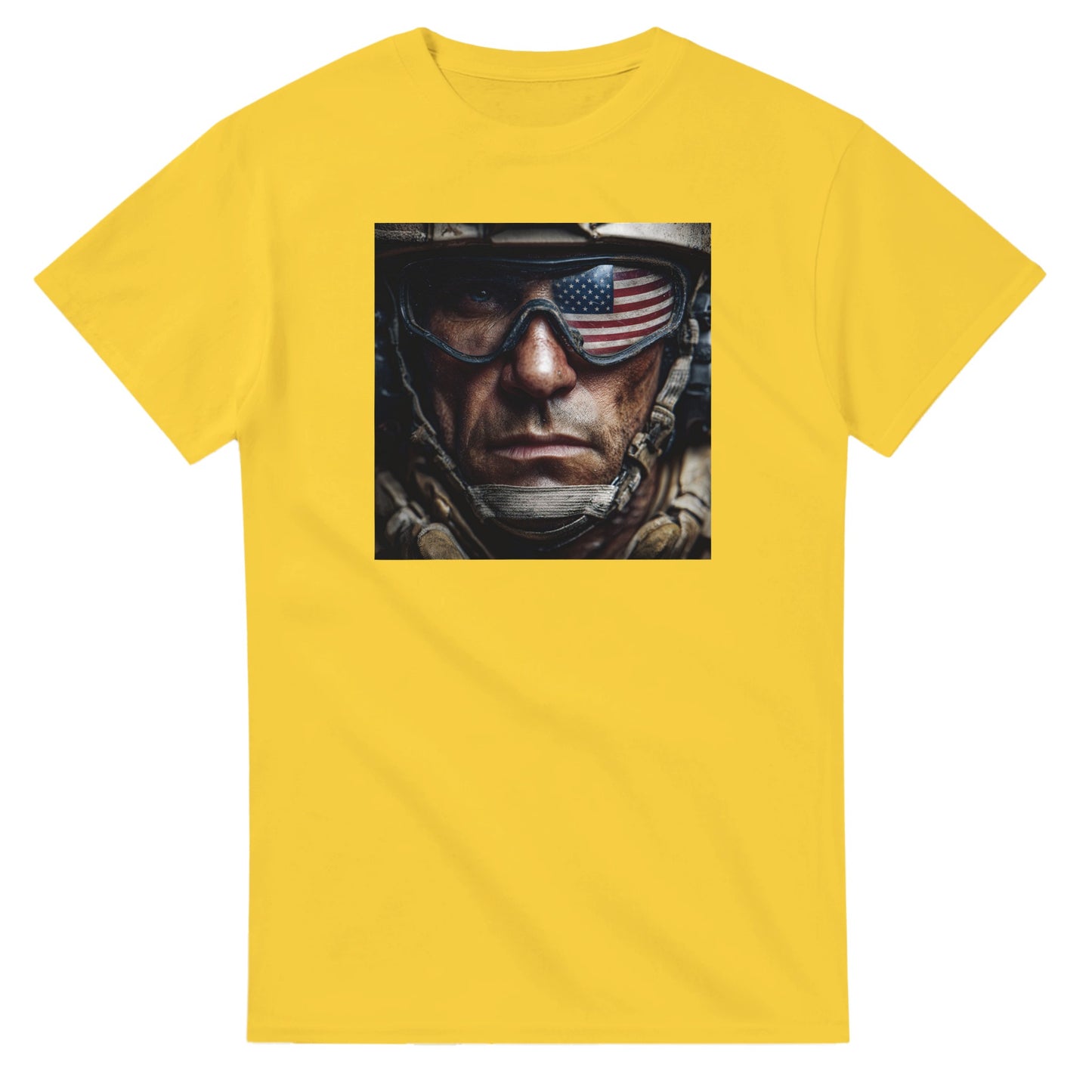 Strength & Freedom on a heavyweight t-shirt