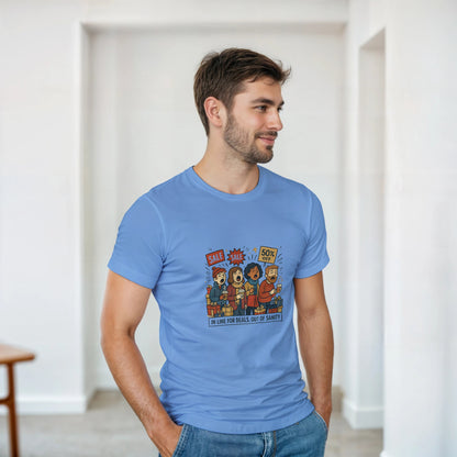 Out of Sanity Black Friday heavyweight t-shirt mockup