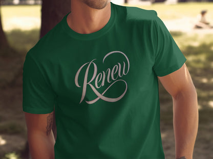 Beautiful Dark Green Renew Script Graphic design product type
renew
script
graphic
darkgreen
greenapparel
clothing
tshirt
tee
inspirational
motivation
positivevibes
wordart
textdesign
design
fashion
mensfashion
womensfashion
unisextop
renewlife
calligraphy