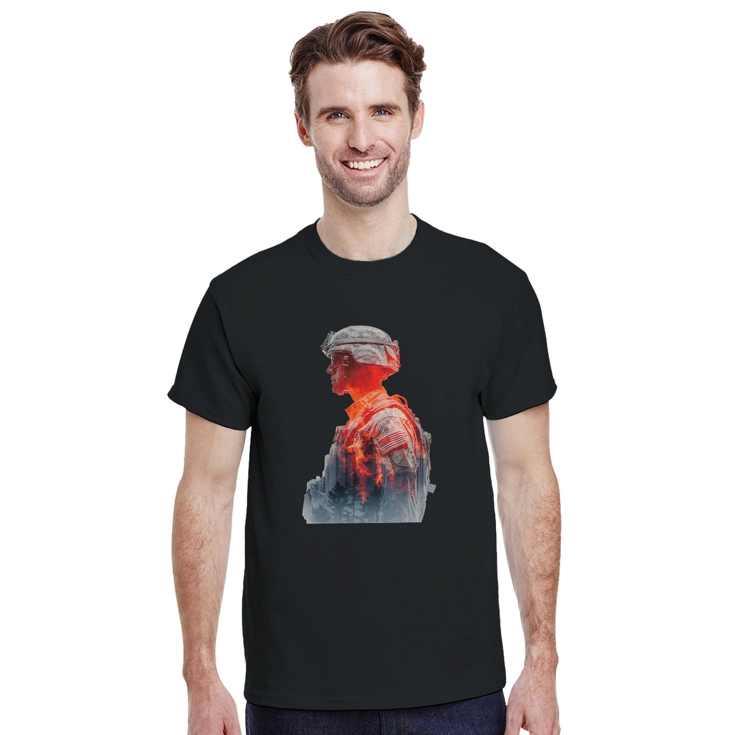 Fiery Spirit on a heavyweight t-shirt