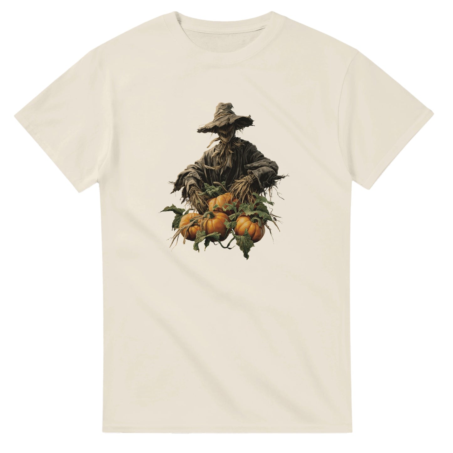 Harvest Scarecrow on a Heavyweight T-shirt