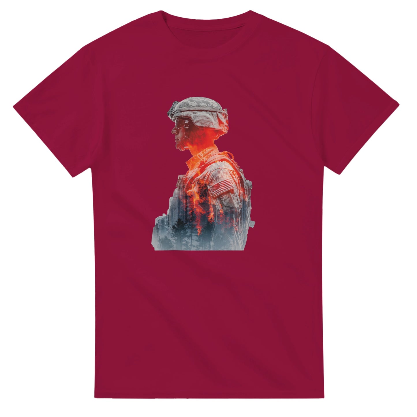 Fiery Spirit on a heavyweight t-shirt