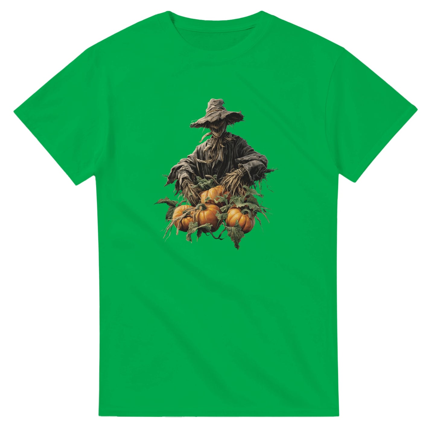 Harvest Scarecrow on a Heavyweight T-shirt