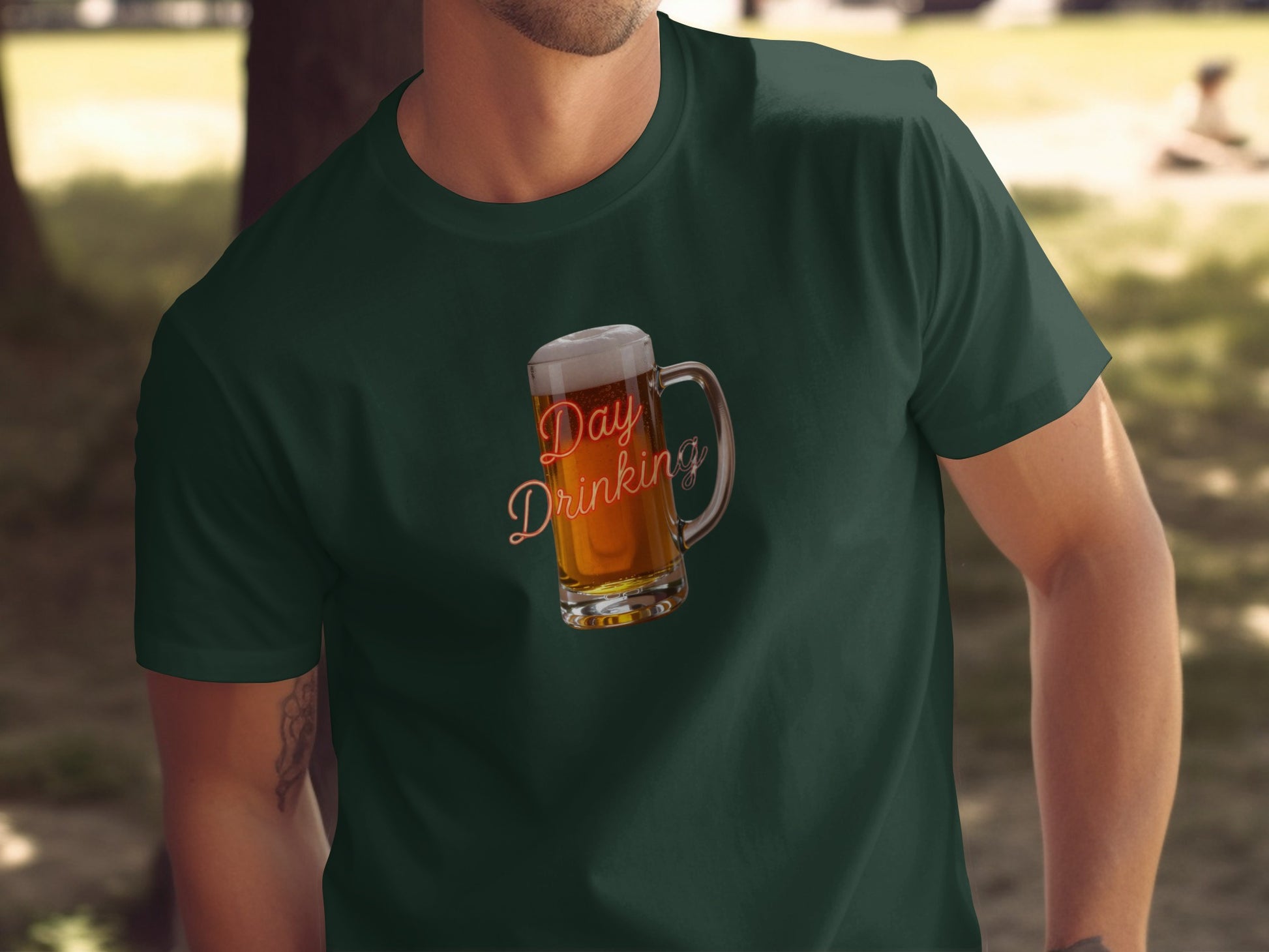 Day Drinking Beer Mug Graphic T-Shirt for Beer Lovers