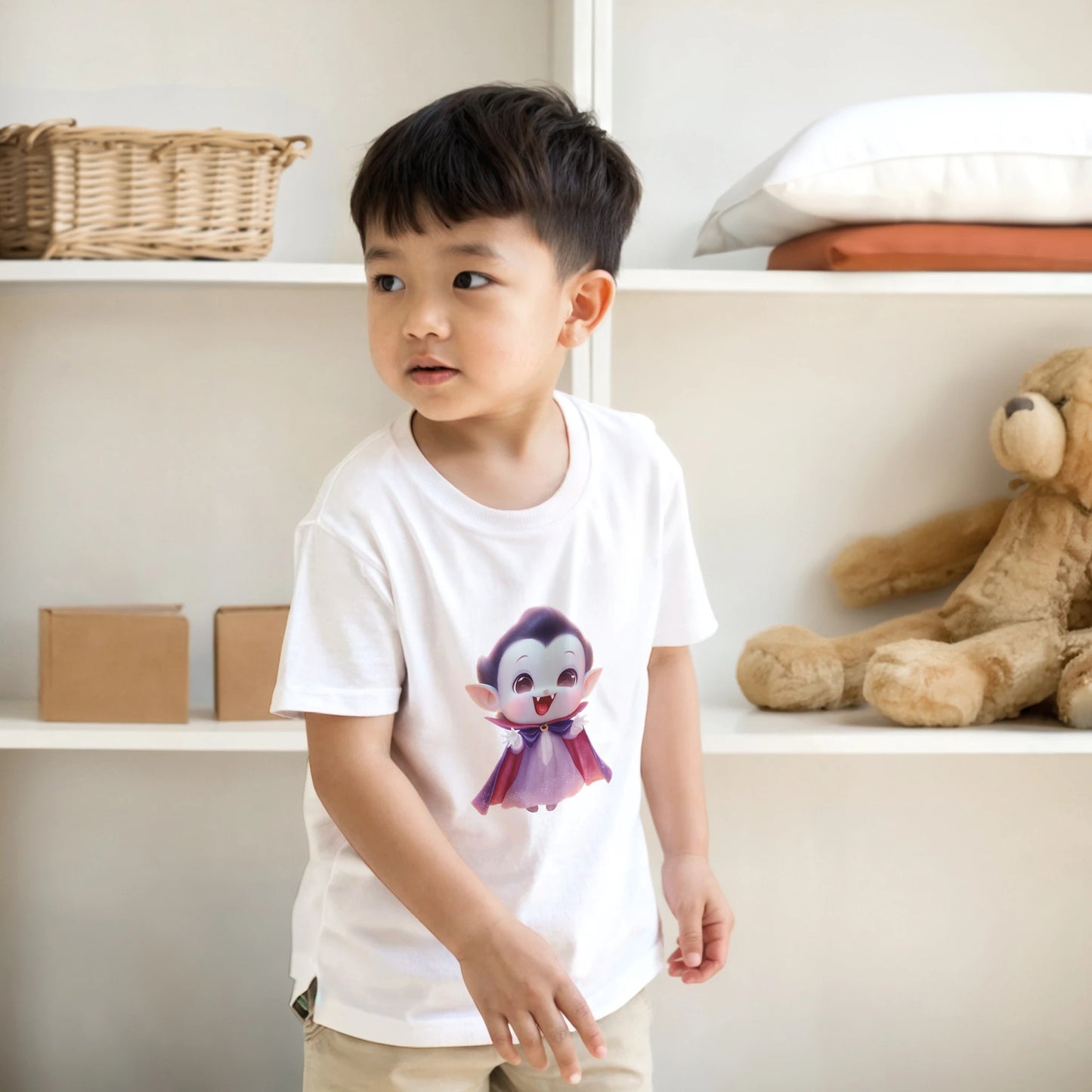 Cute Lil' Vampire on a Heavyweight T-shirt