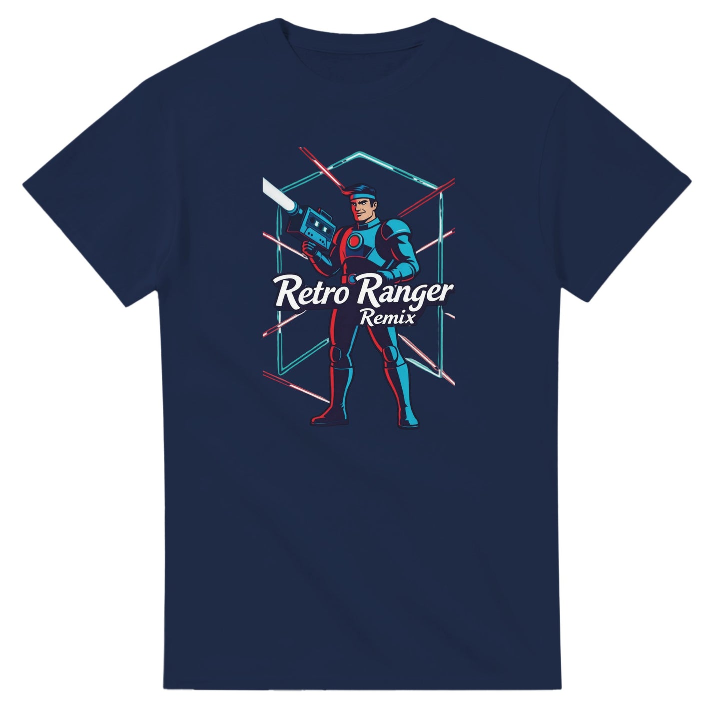 Retro Ranger Remix graphic design on a Heavyweight T-shirt