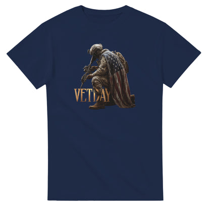 Honor Vet Day on a heavyweight t-shirt