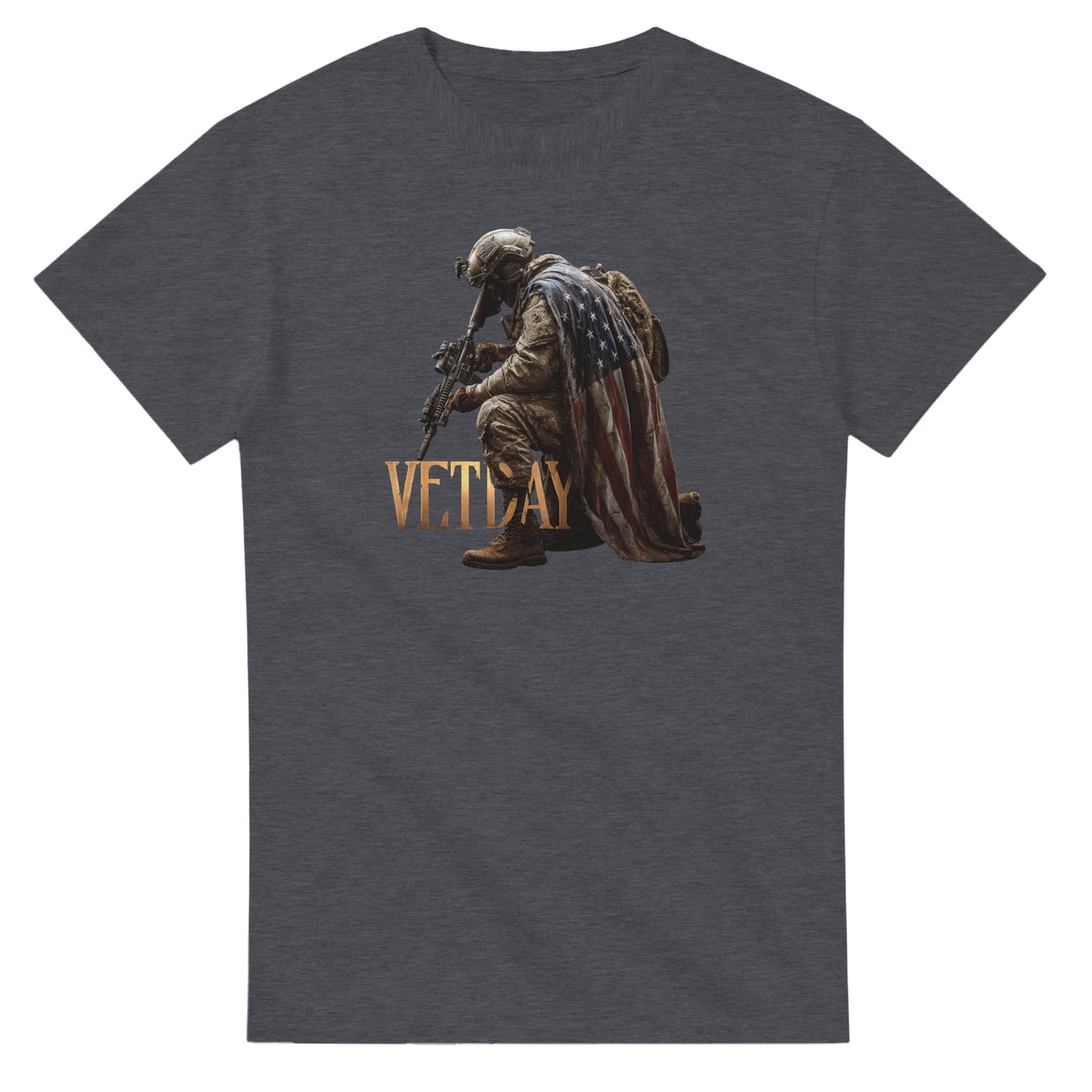 Honor Vet Day on a heavyweight t-shirt