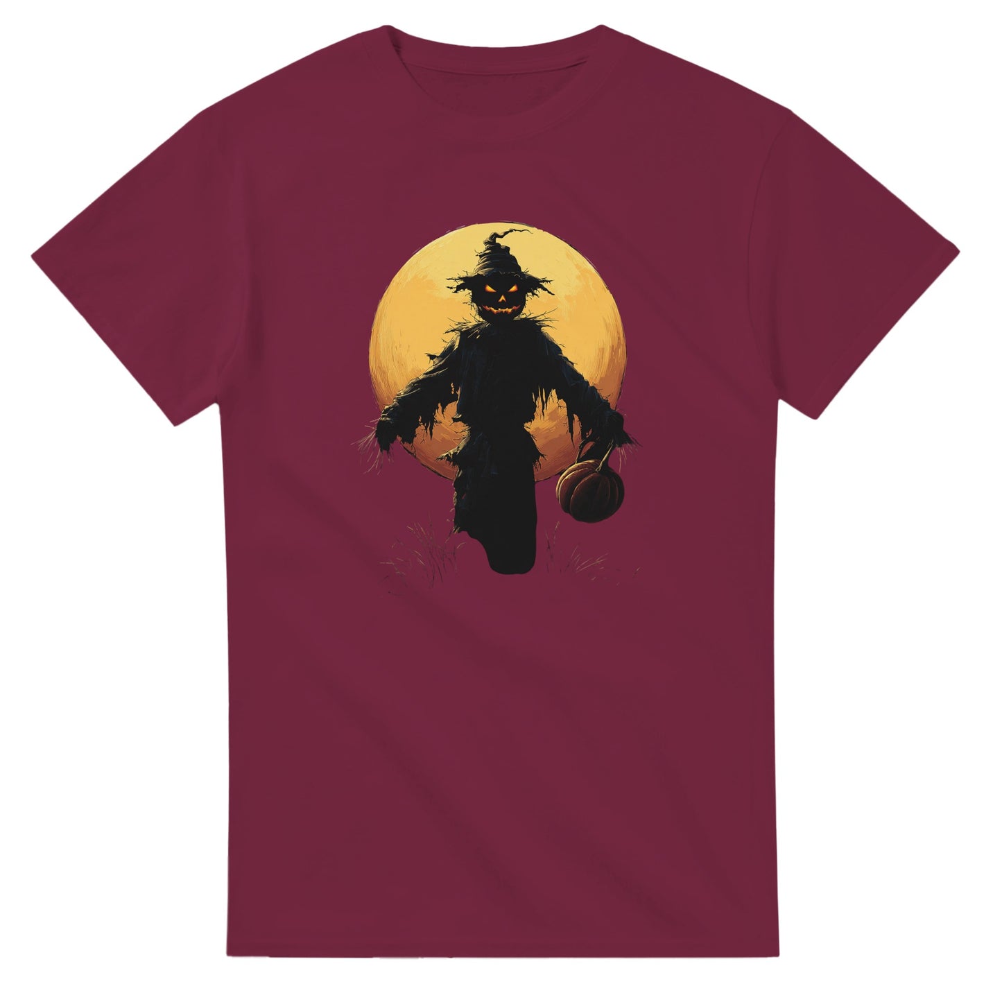 Haunted Scarecrow on a Heavyweight T-shirt