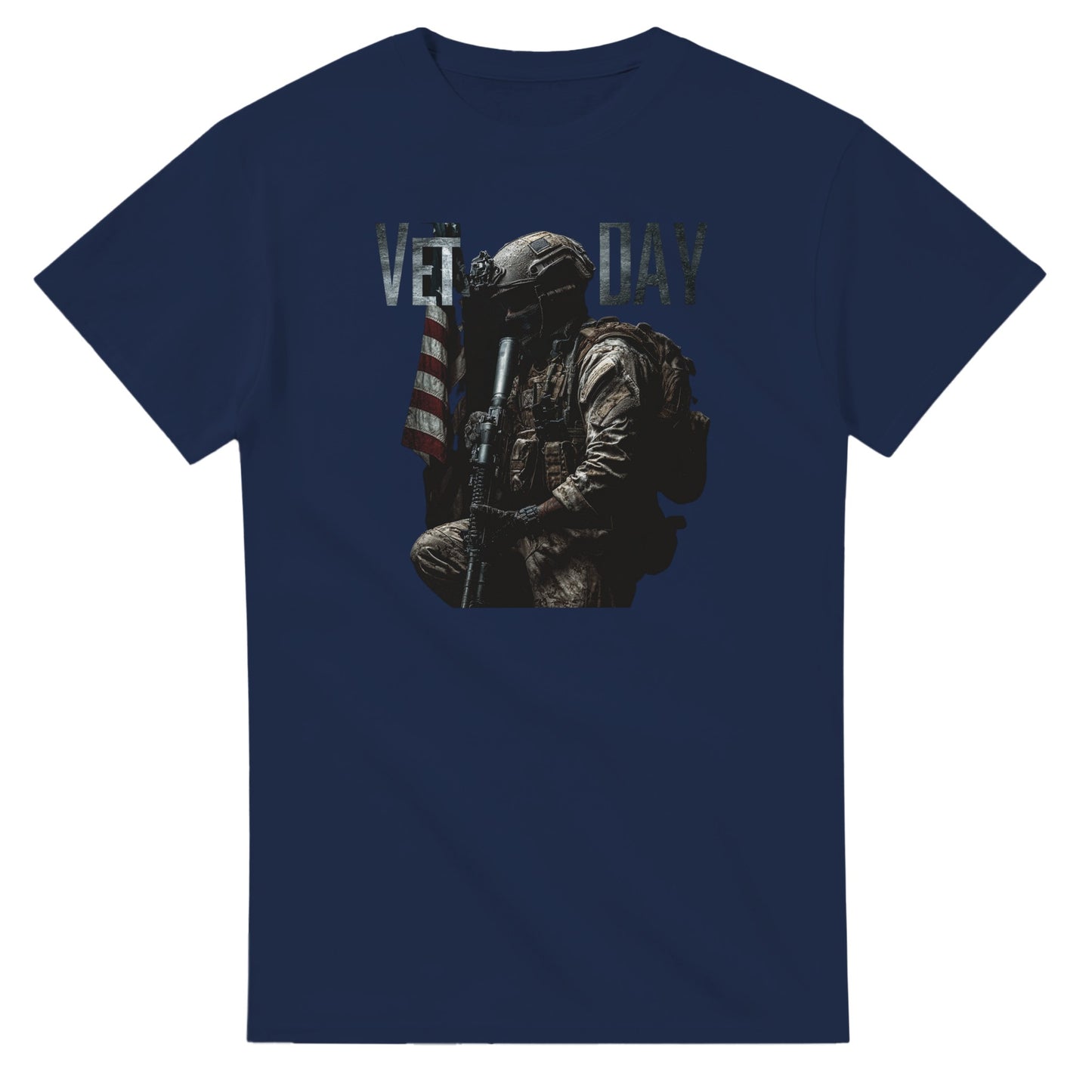 Veteran's Day Tactical Tribute on a heavyweight t-shirt