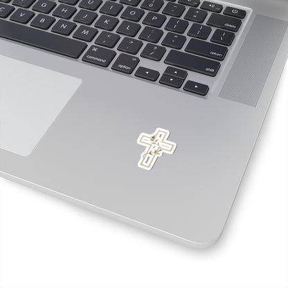 Beige gold cross vine pattern decorative sticker product type