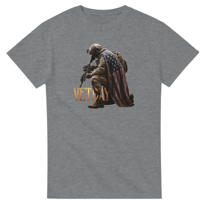 Honor Vet Day on a heavyweight t-shirt