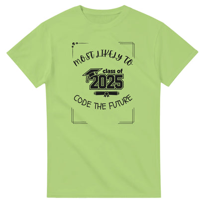 Most Likely To' high school design on a Heavyweight T-shirt 