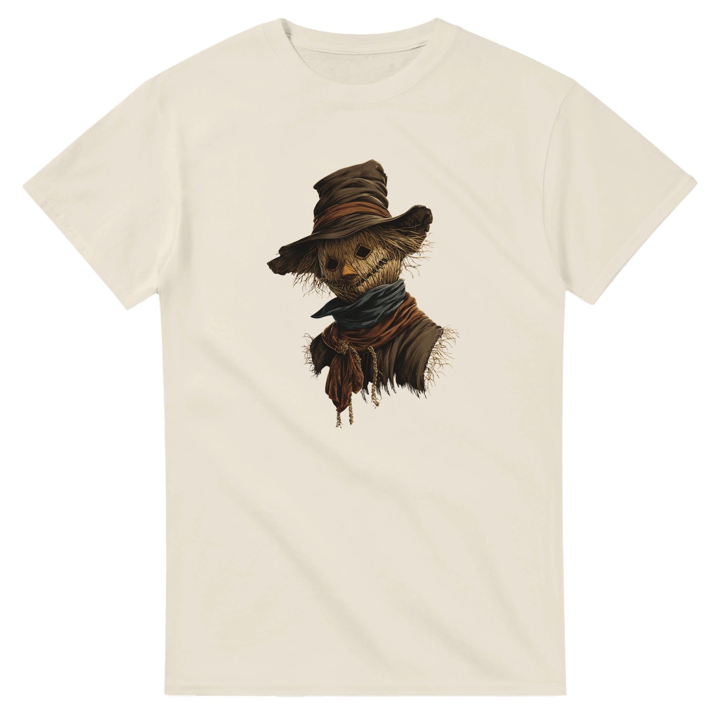 Rustic Scarecrow on a Heavyweight T-shirt