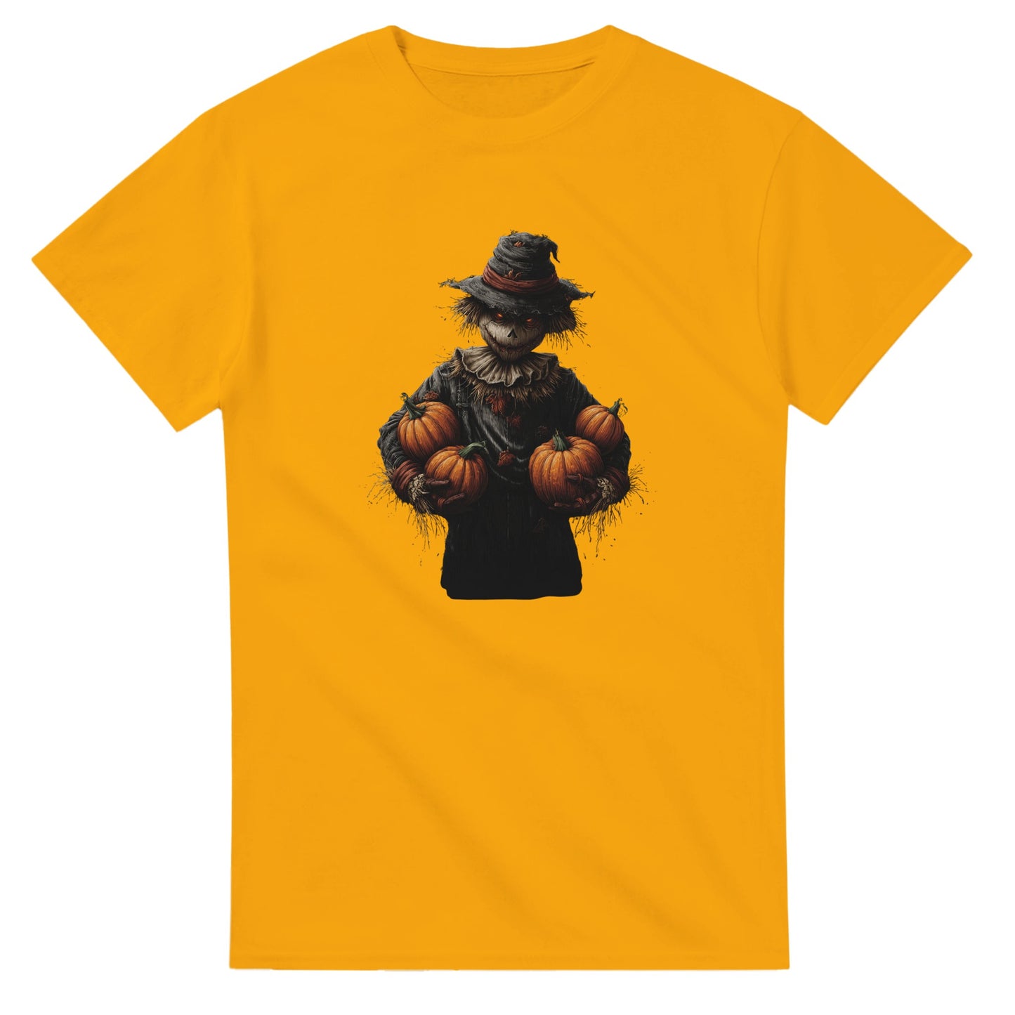 Spooky Scarecrow on a Heavyweight T-shirt