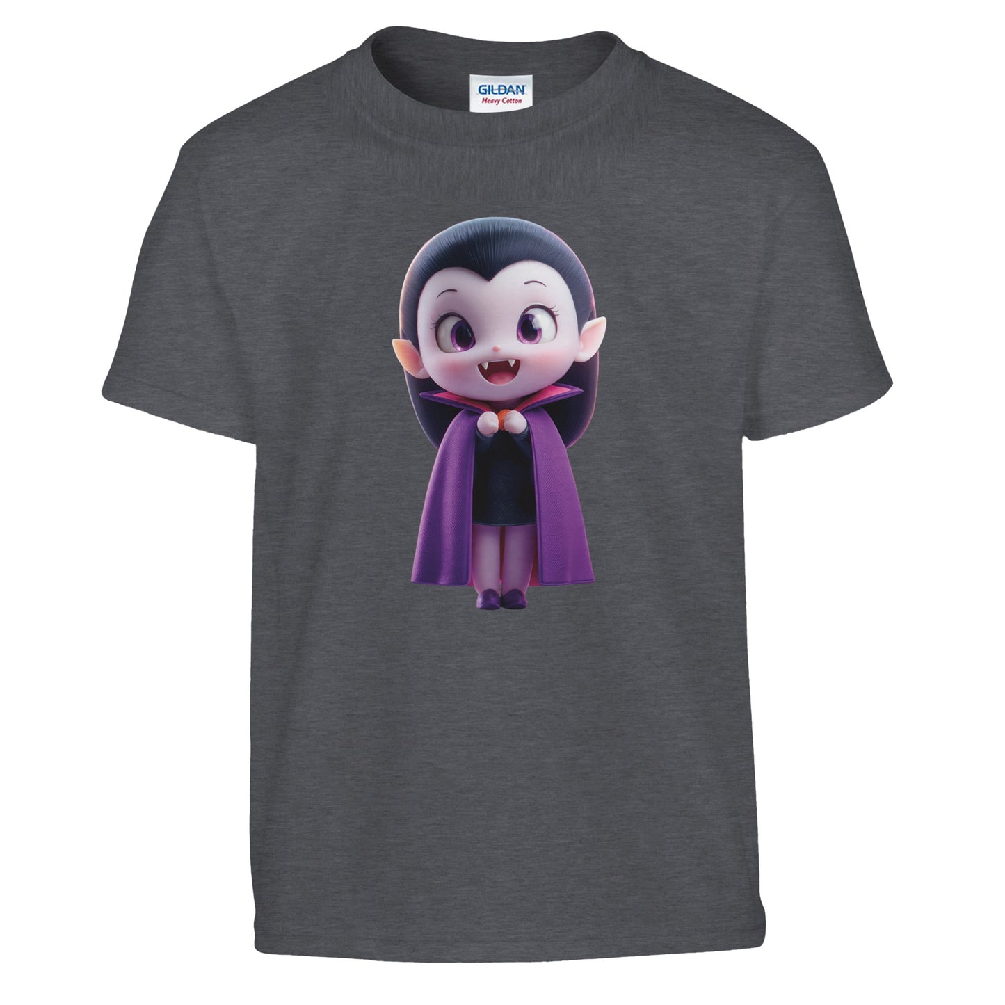 Cute Lil' Vampire on a Heavyweight T-shirt