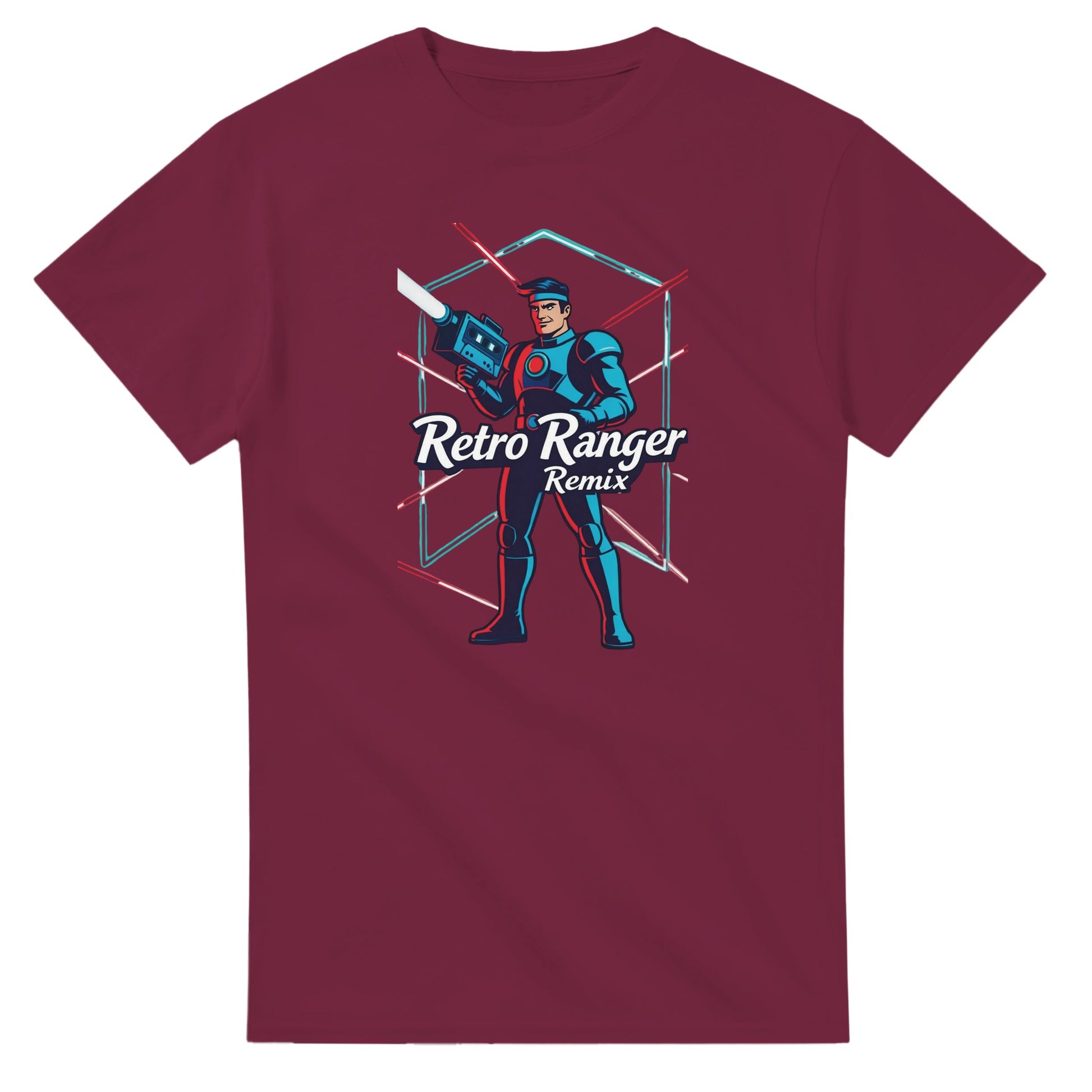 Retro Ranger Remix graphic design on a Heavyweight T-shirt