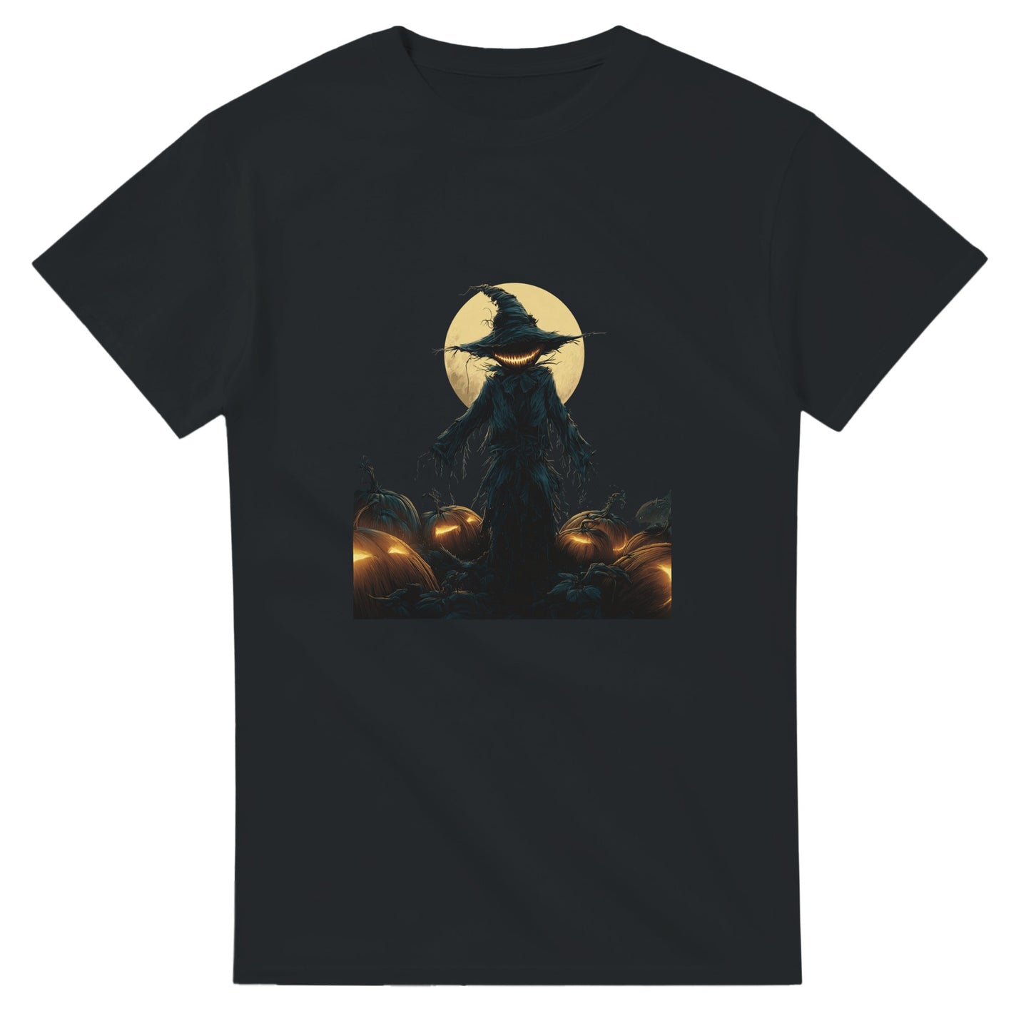 Jack-o'-Lantern Smile on a Heavyweight T-shirt