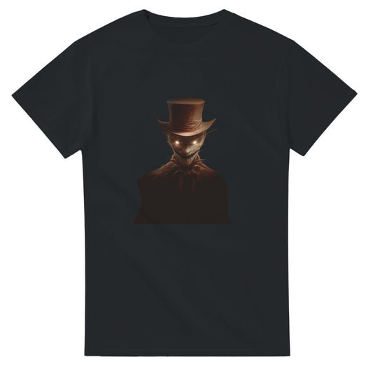 Mysterious Scarecrow Glowing Eyes on a Heavyweight T-shirt