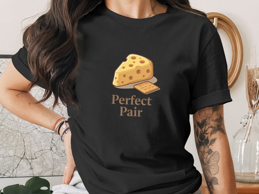 Perfect Pair Cheese and Cracker Graphic T-shirt