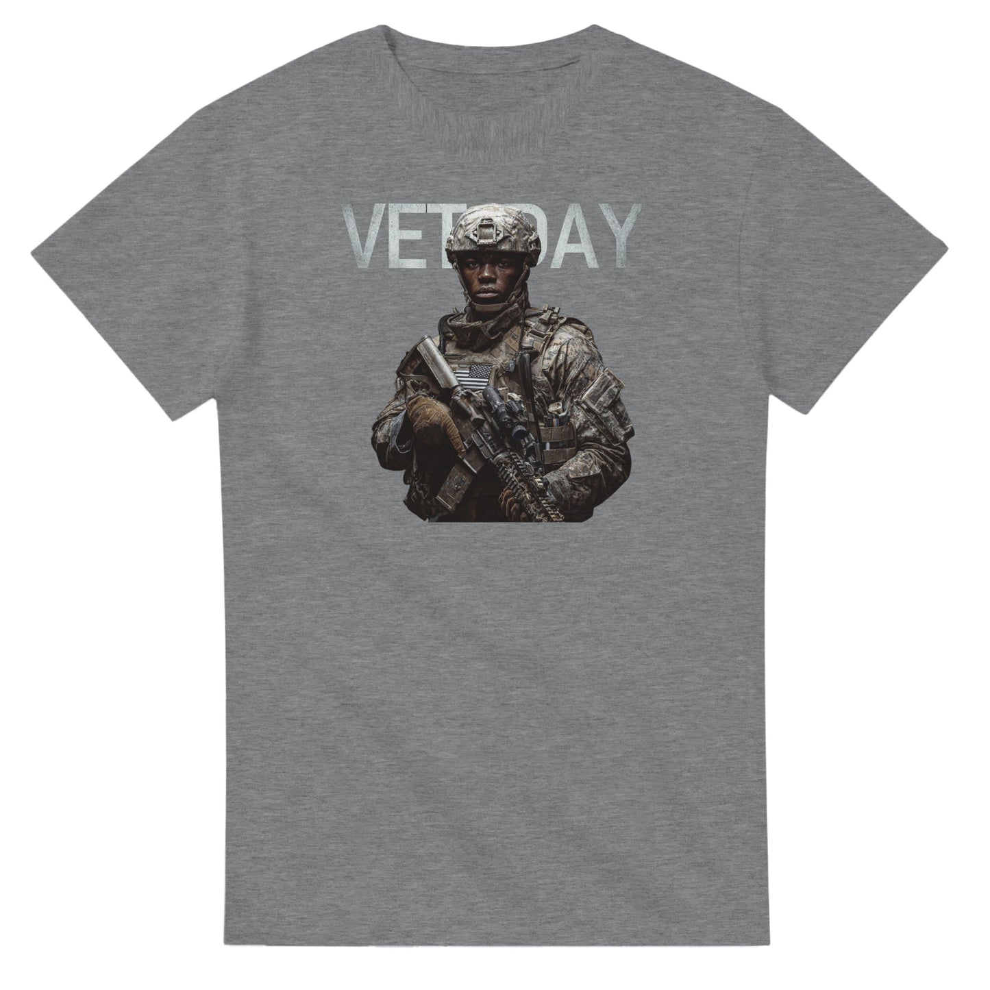Veteran's Day on a heavyweight t-shirt