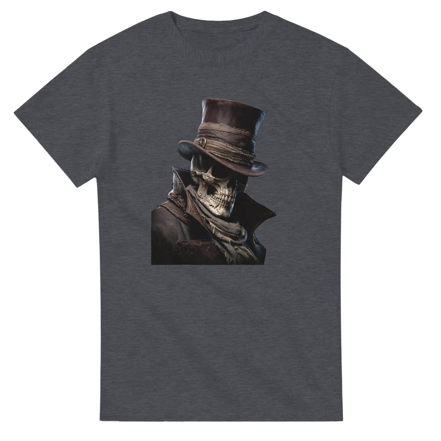 Steampunk Skull on a Heavyweight T-shirt