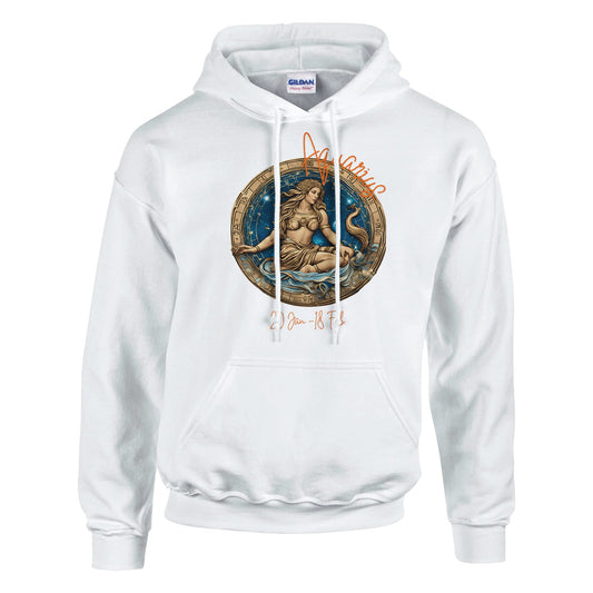 classic unisex pullover hoodie Astrology Aquarius vision personalized
