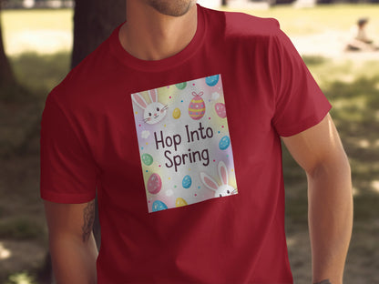 Hop Into Spring Bunny Eggs Red Shirt product type
Easter
Spring
Bunny
Rabbit
Easter Eggs
Graphic Tee
Red Shirt
Seasonal
Holiday
Celebration
Cute Design
Festive
Egg Hunt
Colorful
Animal Print
Casual Wear
Men's Fashion
Springtime
Fun Design
Gift Idea