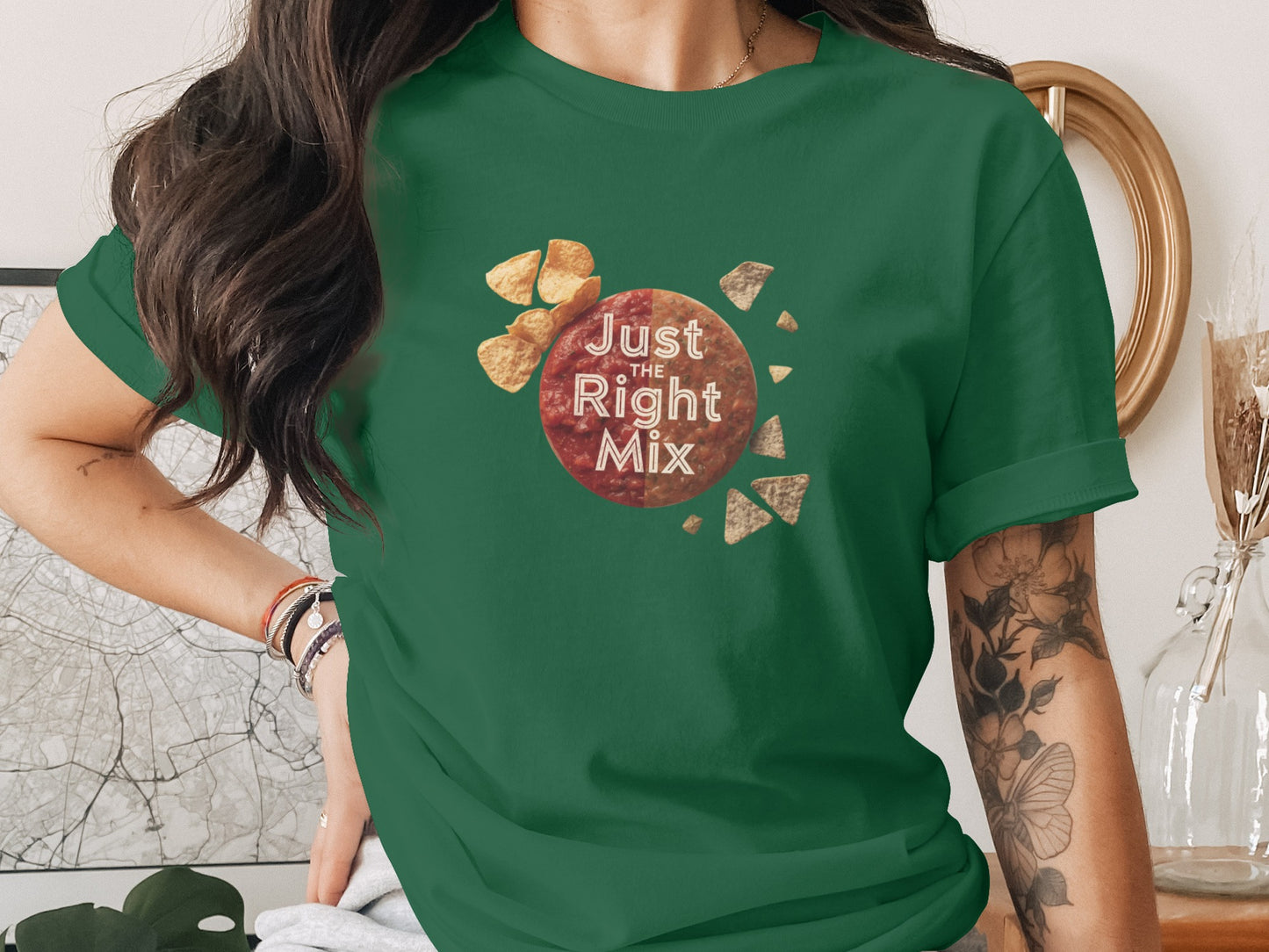 Just the Right Mix Chips and Salsa Shirt Product