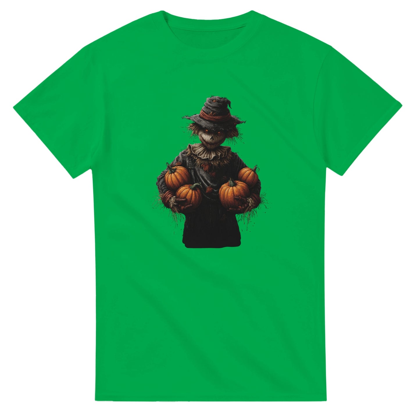 Spooky Scarecrow on a Heavyweight T-shirt