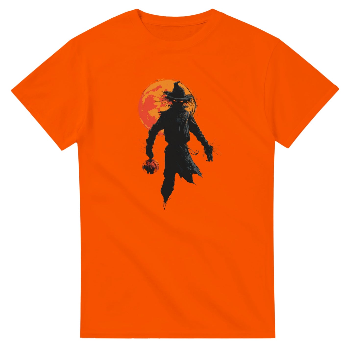 Spooky Scarecrow on a Heavyweight T-shirt
