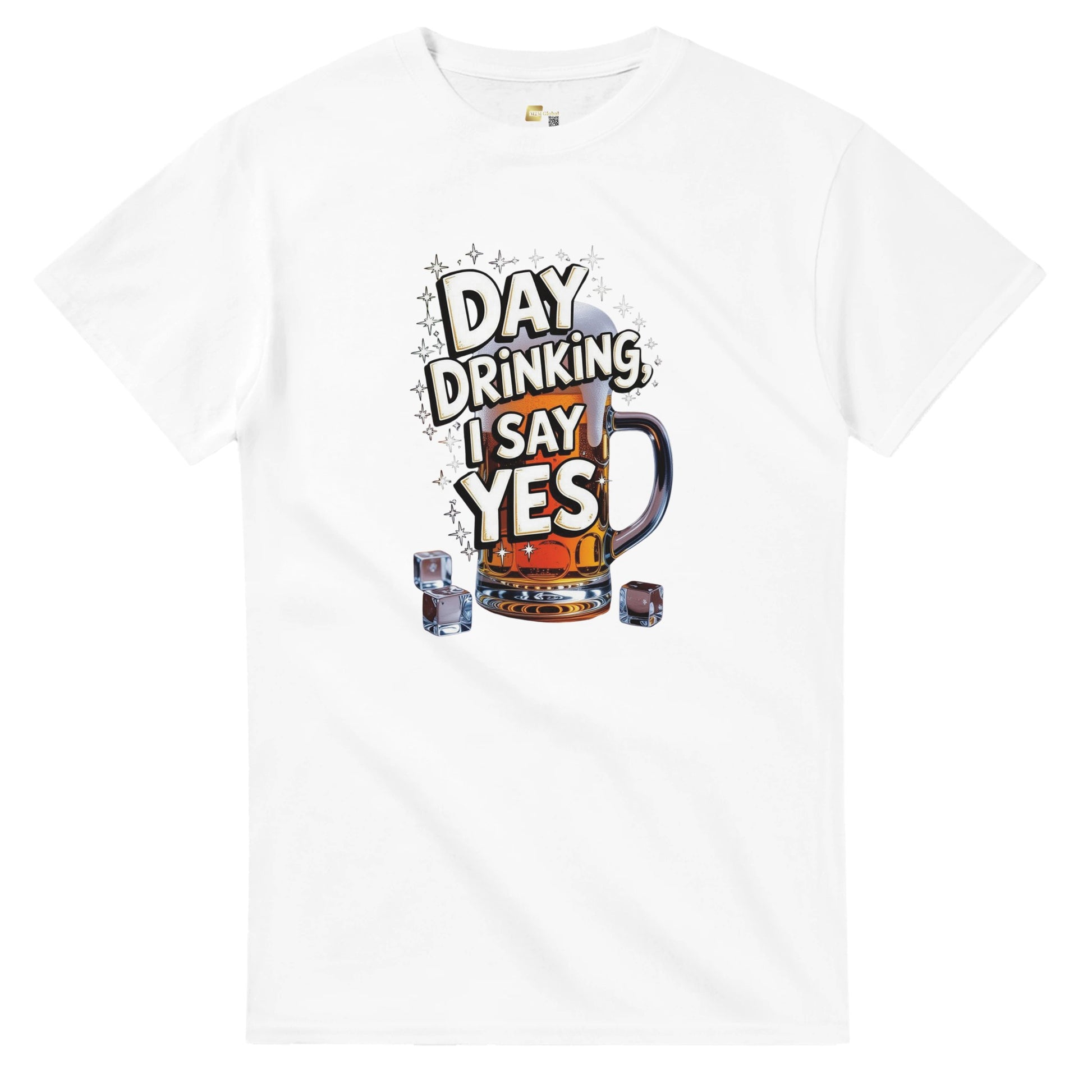 Day Drinking, I Say Yes! on a Heavyweight T-Shirt